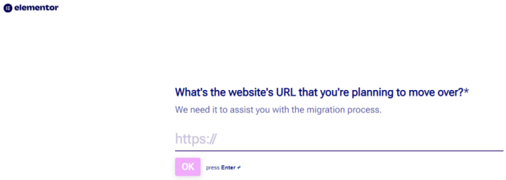 Elementor Website Migration
