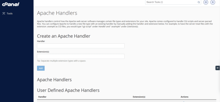 Name.com Apache Handlers
